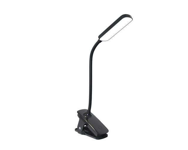 Wozinsky VT-01 Mini LED Reading Lamp with Clip and USB-C Cable 80cm - Black
