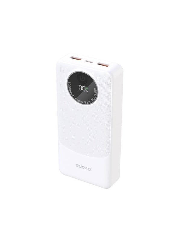 Dudao K12Pro Power Bank 22.5W PD 20000mAh USB-A USB-C - White