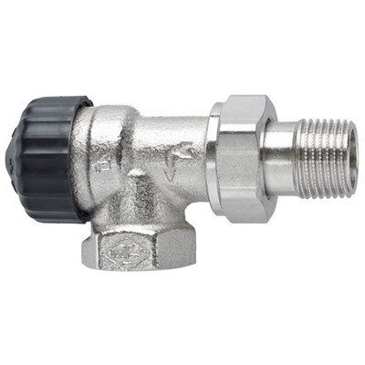 Thermostat-Ventilunterteil Rp 1/2xR 1/2, Eck, RG vn, umgek. Flussr.
