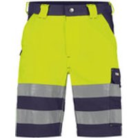 Venna Warnschutz-Shorts, dunkelblau/neongelb, Schrittlänge Standard, Größe 42 Bild 2