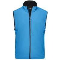 Herren Softshell Weste JN136, aqua-blau, Größe L Bild 2