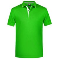 Herren Poloshirt Multi Stripe JN728, frosch-grün/weiß, Größe XL Bild 2