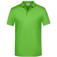 Herren Basic Poloshirt JN792, lime-grün, Größe 4XL Bild 2