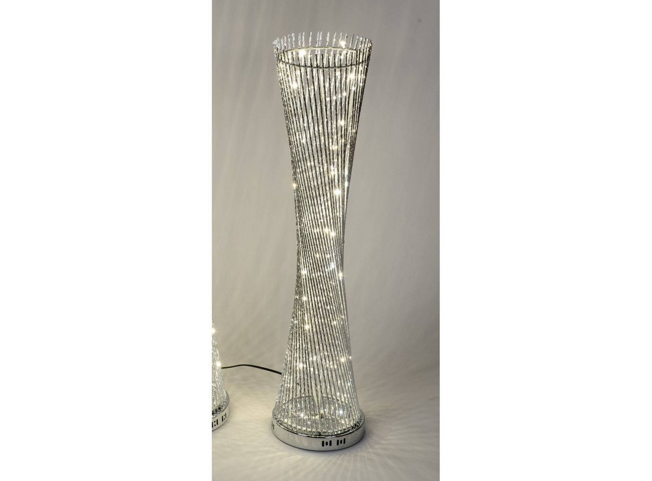 formano Stehlampe Draht, LED, LED Lichterkette, Weiß, Gedreht, H: 100cm Bild 5