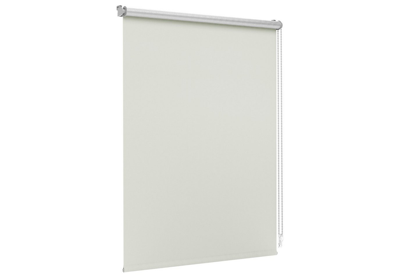 Verdunklungsrollo Thermorollo, 30 x 130 cm, grau [Stoffbreite 26,6 cm], jalousiescout, verdunkelnd, ohne Bohren, freihängend, Klemmfix, Thermo-Rollo Vollverdunkelnd Thermo-Beschichtung, energiesparend Bild 2