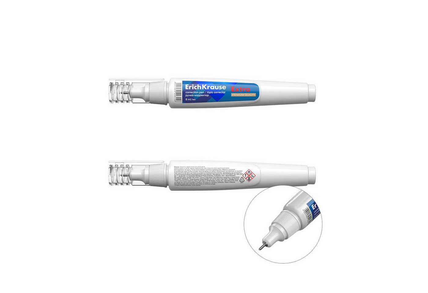 Erich Krause Tintenkiller, Korrekturstift Extra 8ml mit Metallspitze Schnell trocknend 1 Stück