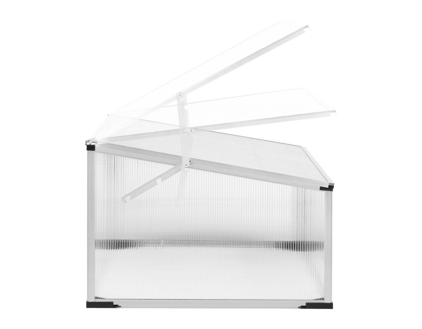 Parkside Frühbeet Frühbeet Anzuchtkasten Treibhaus Polycarbonat inkl. Abdeckung 0,2m² Bild 5