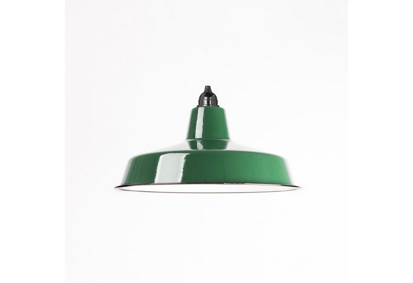 Lightstock Lampenschirm Vintage Industrielampenschirm Emaille, Einfache Qualität, 36cm, Emailliertes Stahlblech Bild 4