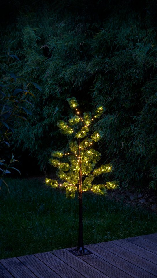 Northpoint LED Baum Tannenbaum Nadelbaum Braun 3,6W 150 LEDs 150cm hoch Bild 2