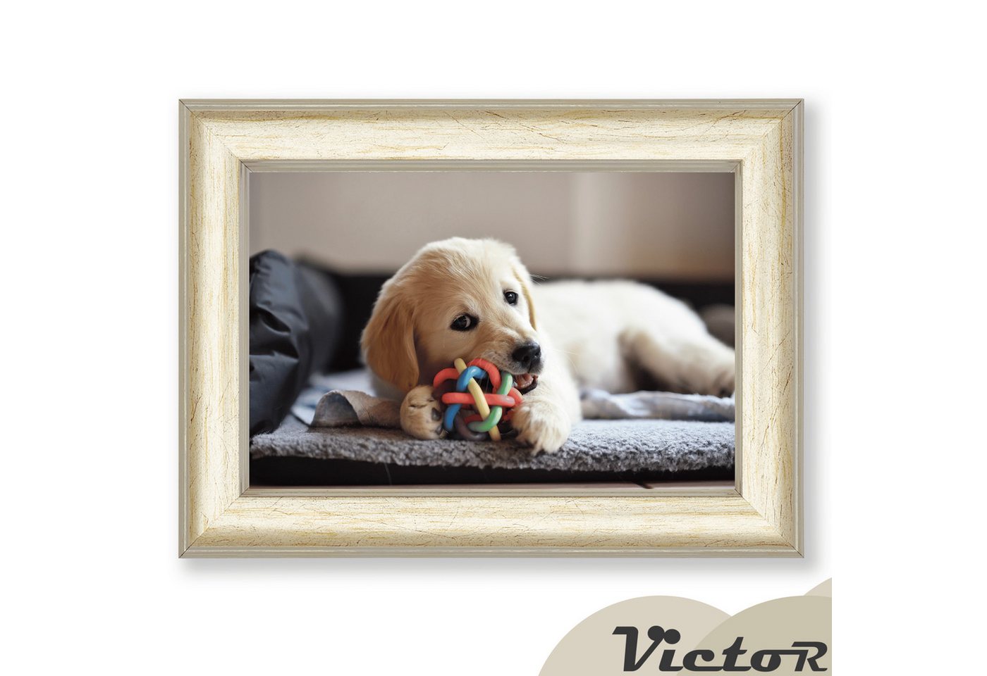 Victor (Zenith) Bilderrahmen Monet, Bilderrahmen Gold Beige 10x15 cm (A6), Bilderrahmen Art Deco Bild 4