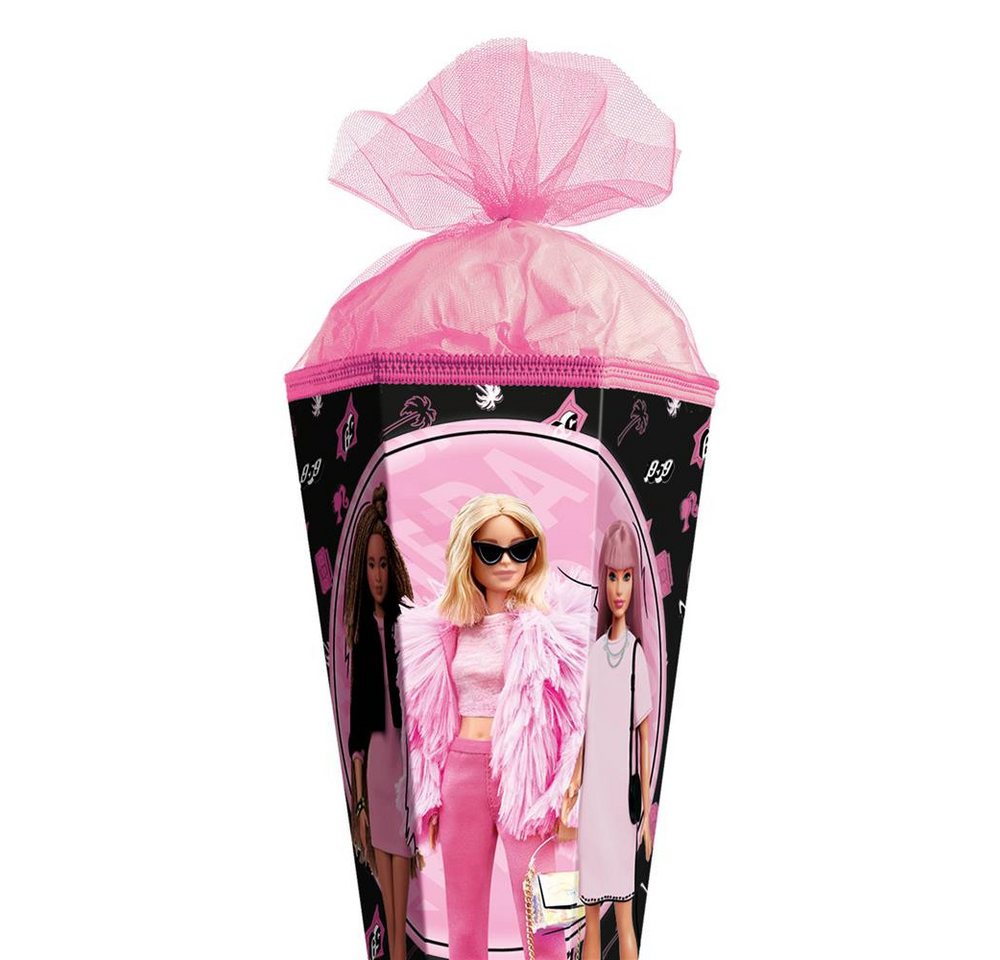 Roth Schultüte Barbie, 85 cm, eckig, Tüllverschluss, Roth-Spitze Bild 5