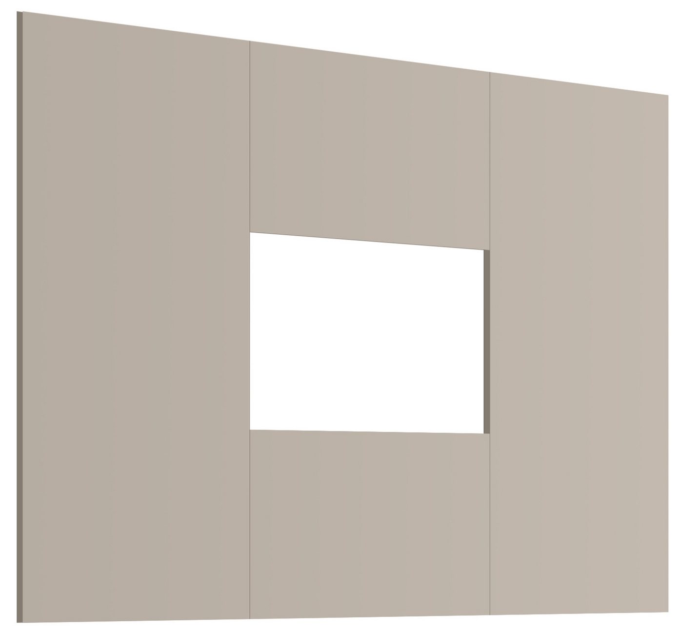 Inn.Furn Wandpaneel Option, (TV Rückwandpaneel in Kaschmir / Sand, 116 x 118 cm) mit Ausschnitt für TV Wandhalterung Bild 5