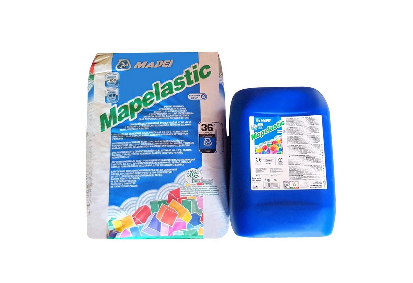 MAPEI Wandfarbe MAPEI Mapelastic 2K Dichtschlämme Balkon- & Terrassenabdichtung