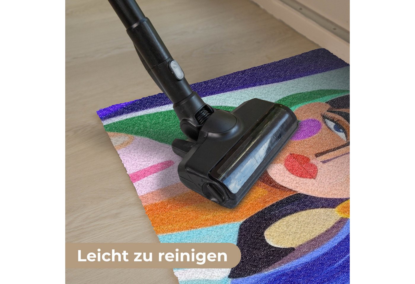 MuchoWow Fußmatte Porträt - Frau - Modern, Rechteckig, innen Schmutzfangmatte, Tür, Schmutzfänger Flur, Teppich 60x40 cm Bild 4