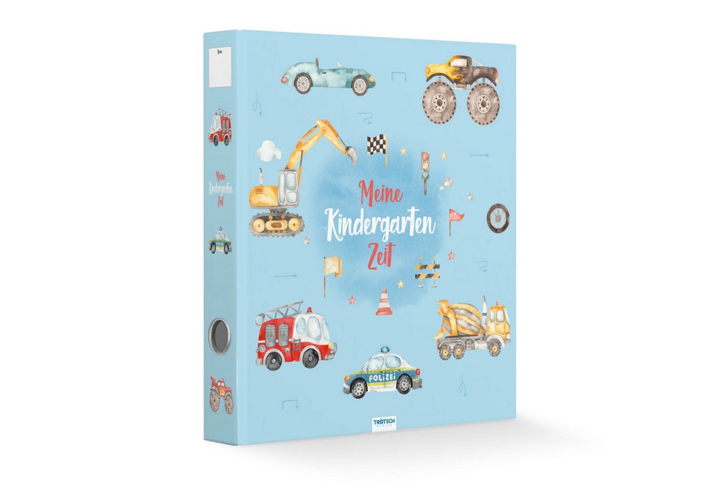 Schulheft Trötsch Ordner Kindergarten Fahrzeuge Sammelordner Hefter A4 Motivordn