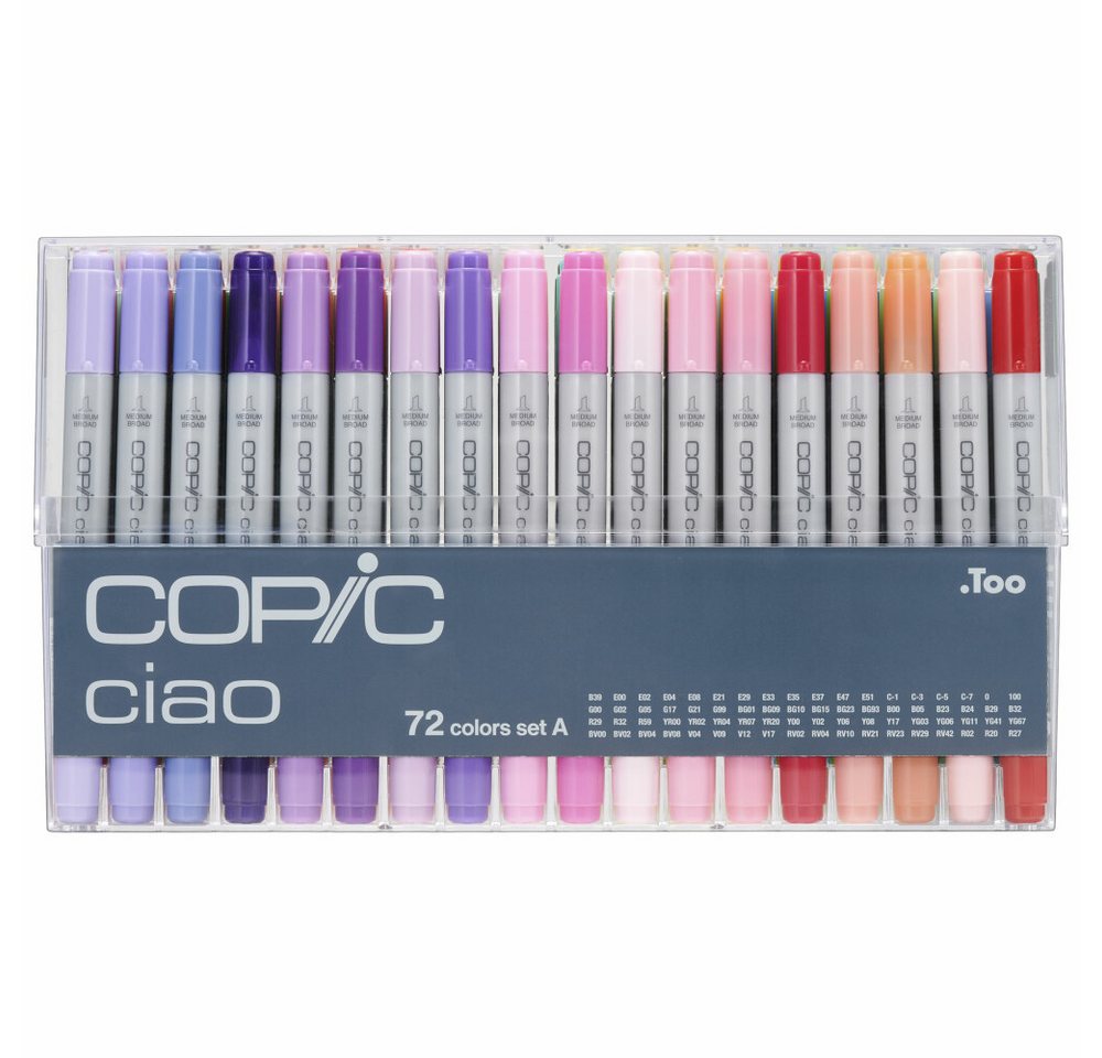 COPIC Marker Ciao Set A 72St: Hochwertige Marker in 72 Farben., (1-tlg) Bild 4