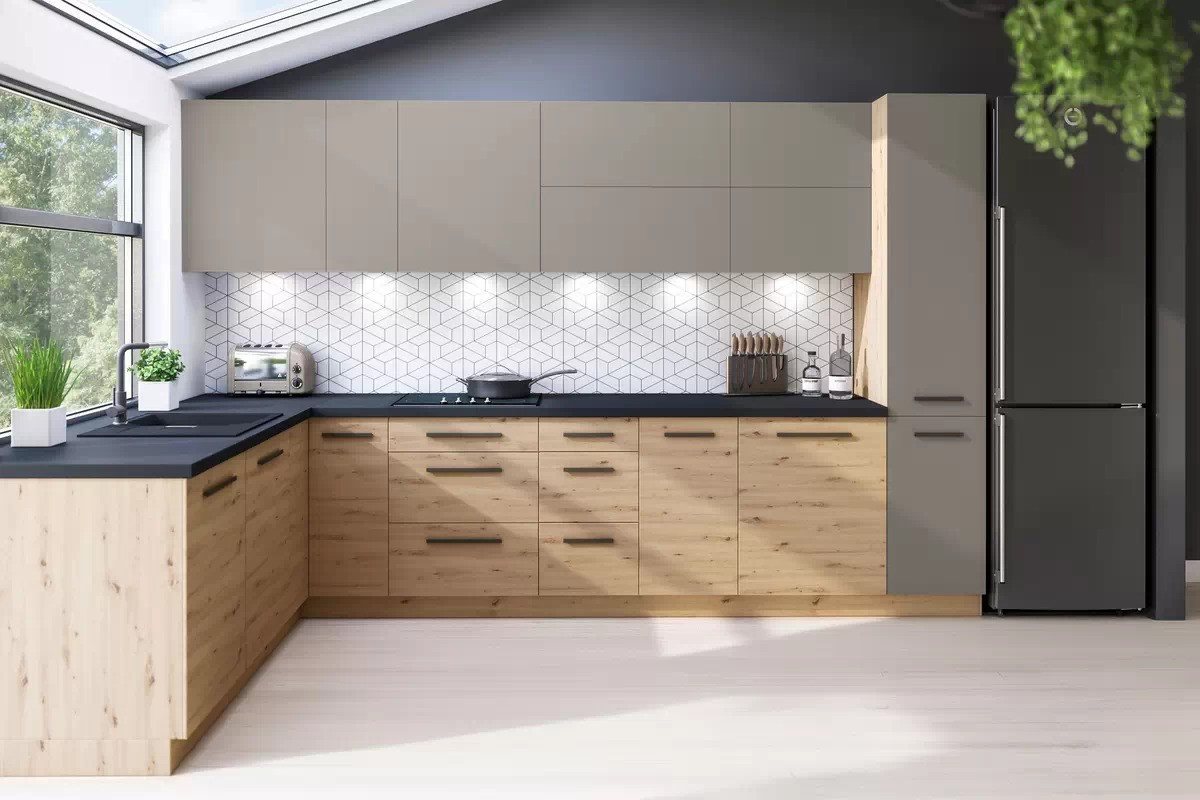 ROYAL24_MARKT Hängeschrank - Funktionaler für eine ordentliche Küche (Hängeschrank, 1-St., Nexa - G60KN) Beste Güte - Innovativ - Modern.