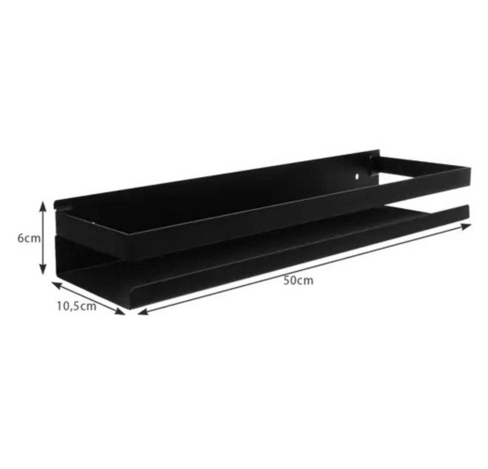 Ruhhy Duschablage Badezimmerregal XXL 50 cm, Spar-Set 1-tlg., Einfache Installation