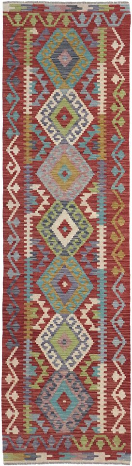 CABBEL Orientteppich 289x83 cm Kilim Multicolor Kelim Teppich Schurwolle Handgewebt Unikat, rechteckig, Höhe: 4 mm, 100% Schurwolle – weich und pflegeleicht Bild 3