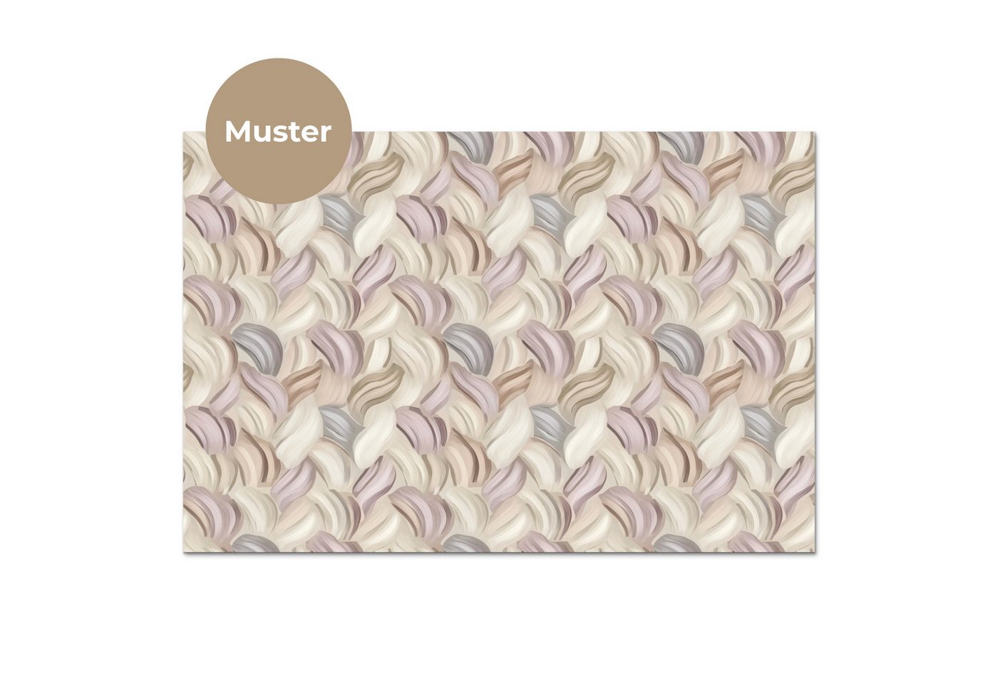 KitchenYeah Küchenrückwand Muster selbstklebend (keine Folie) Abstrakt - Gewellt - Pastell, (1-tlg), Spritzschutz, Küche, Rückwand, Küchenwand, Küchenfront, 30x20 cm