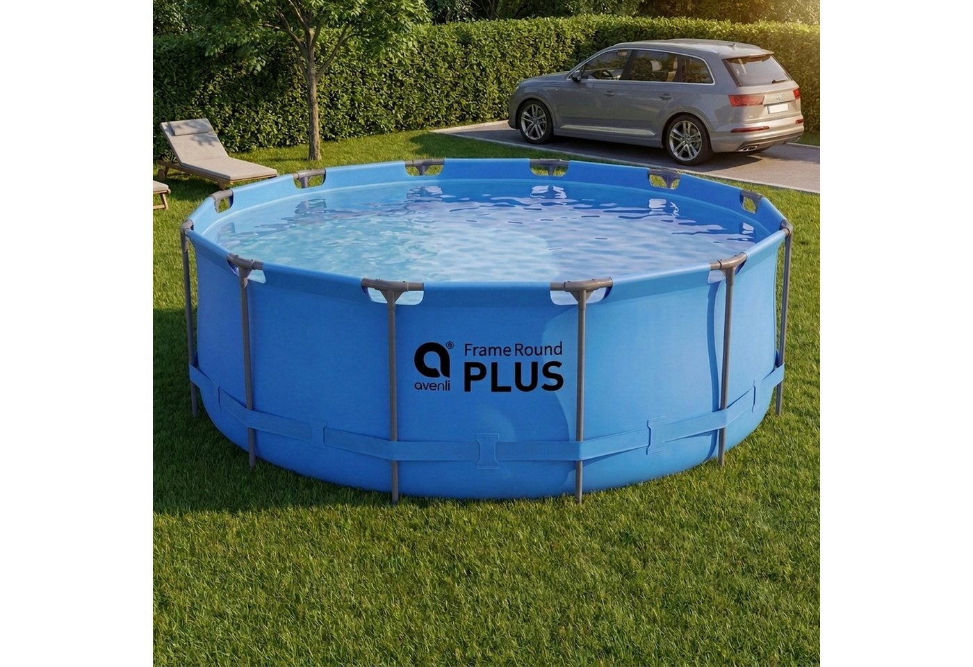 Avenli Framepool Frame Plus Pool 366x100 cm, Aufstellpool (Stahlrahmenpool, ohne Zubehör), Auch als Ersatzpool geeignet Bild 2