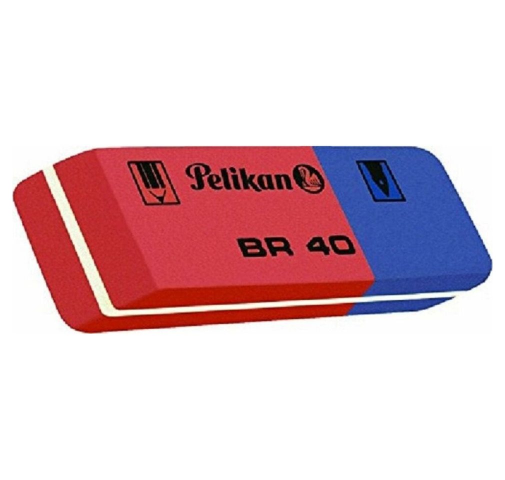 Pelikan Radiergummi Radiergummi BR40 rot/blau