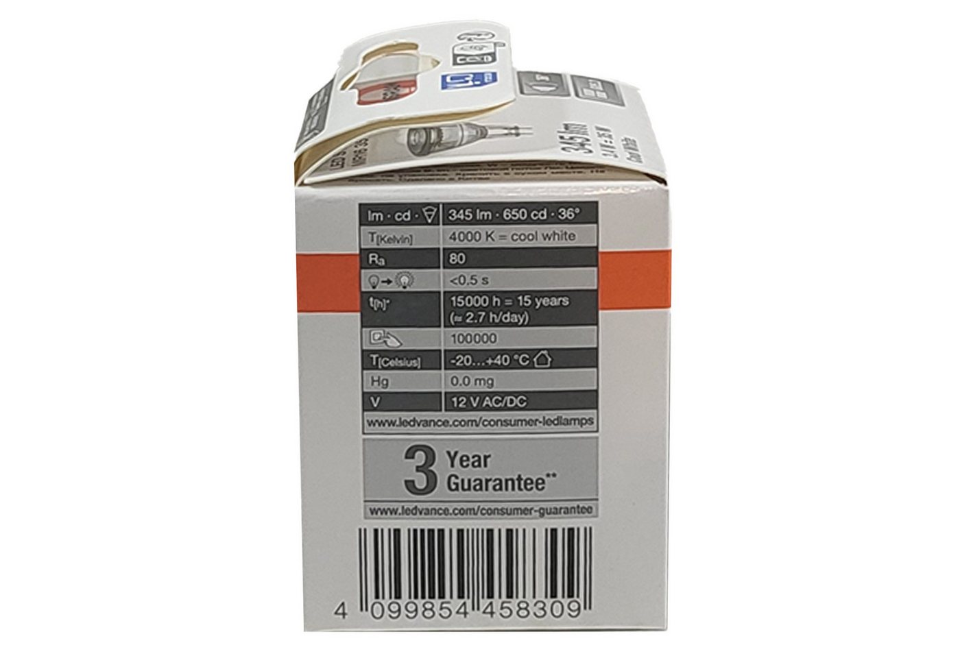 Osram LED-Leuchtmittel Osram LED MR16 Spot 3.4W GU5.3 4000K – 6er Pack, 6 St. Bild 2