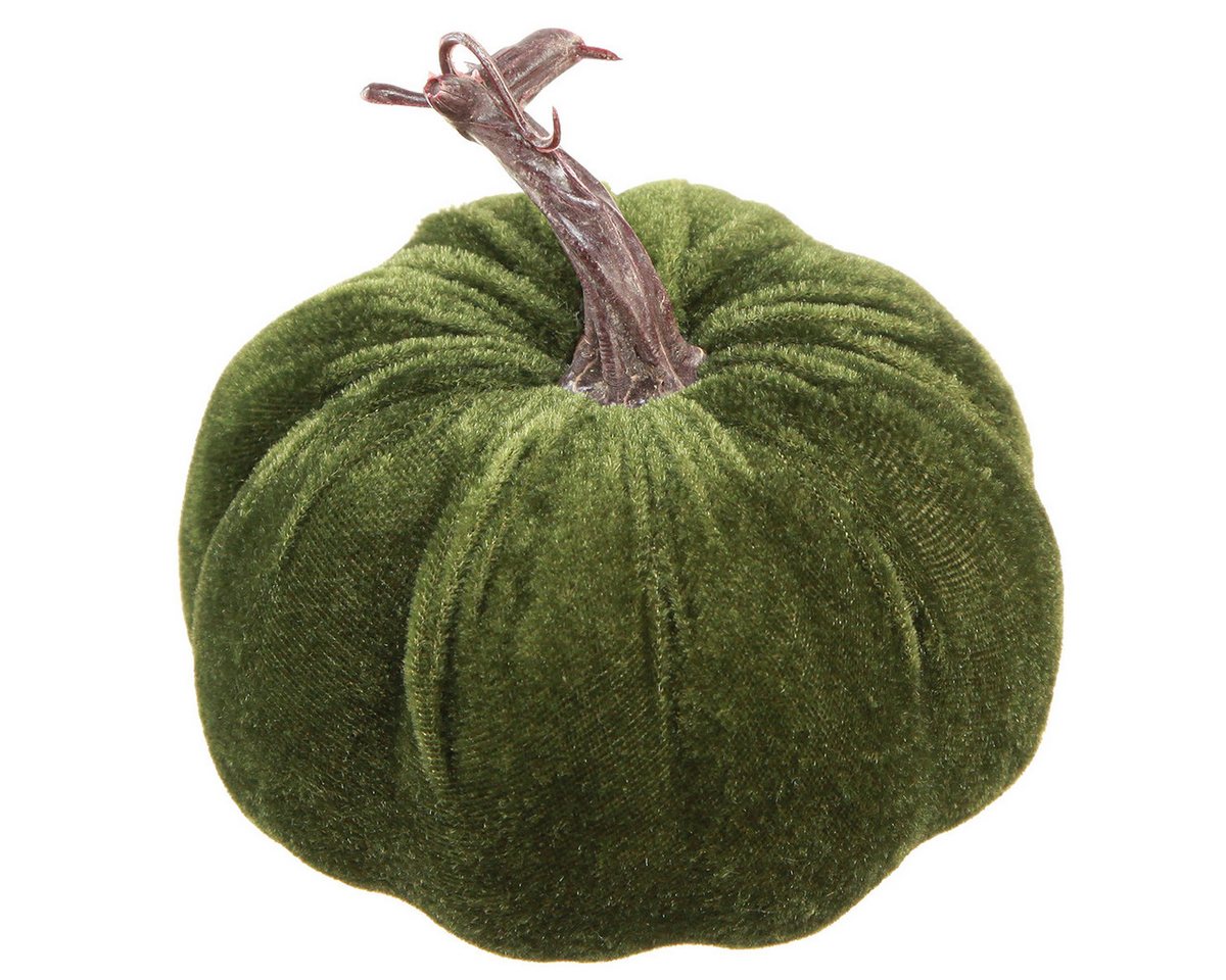 Florists Products Streudeko Herbstdeko Künstlicher Kürbis Set Hellgrün Dunkelgrün Ø13cm, 3 Stück Bild 2