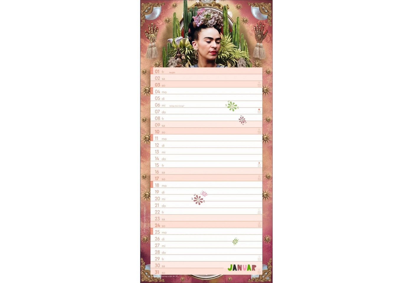 HEYE Wandkalender Frida Planer 2027