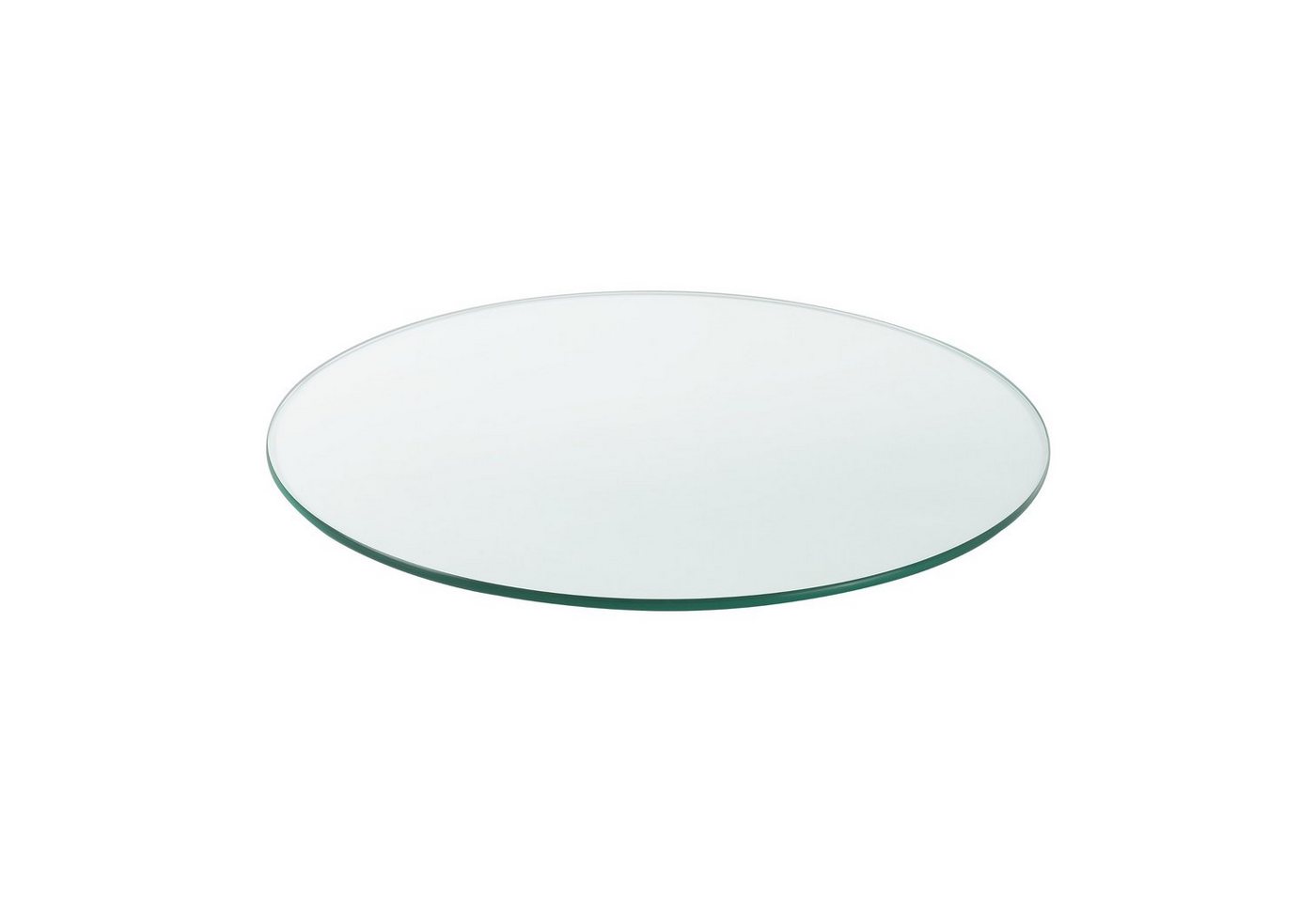 neu.haus Tischplatte, »Glasgow« Glasplatte ESG Sicherheitsglas 8mm Ø 50 cm Transparent Bild 4