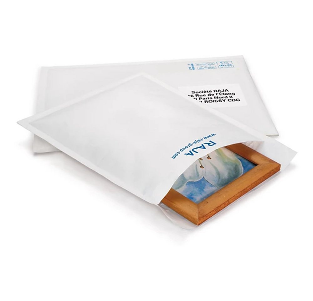 RAJA Versandtasche Luftpolster-Versandtaschen Eco, 100 x 160 mm, 50, 100, oder 200 Stück