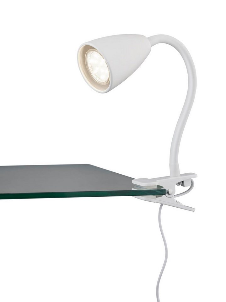 lightling Klemmleuchte Sandra, ohne Leuchtmittel, mit Schnurschalter, flexibel, IP20