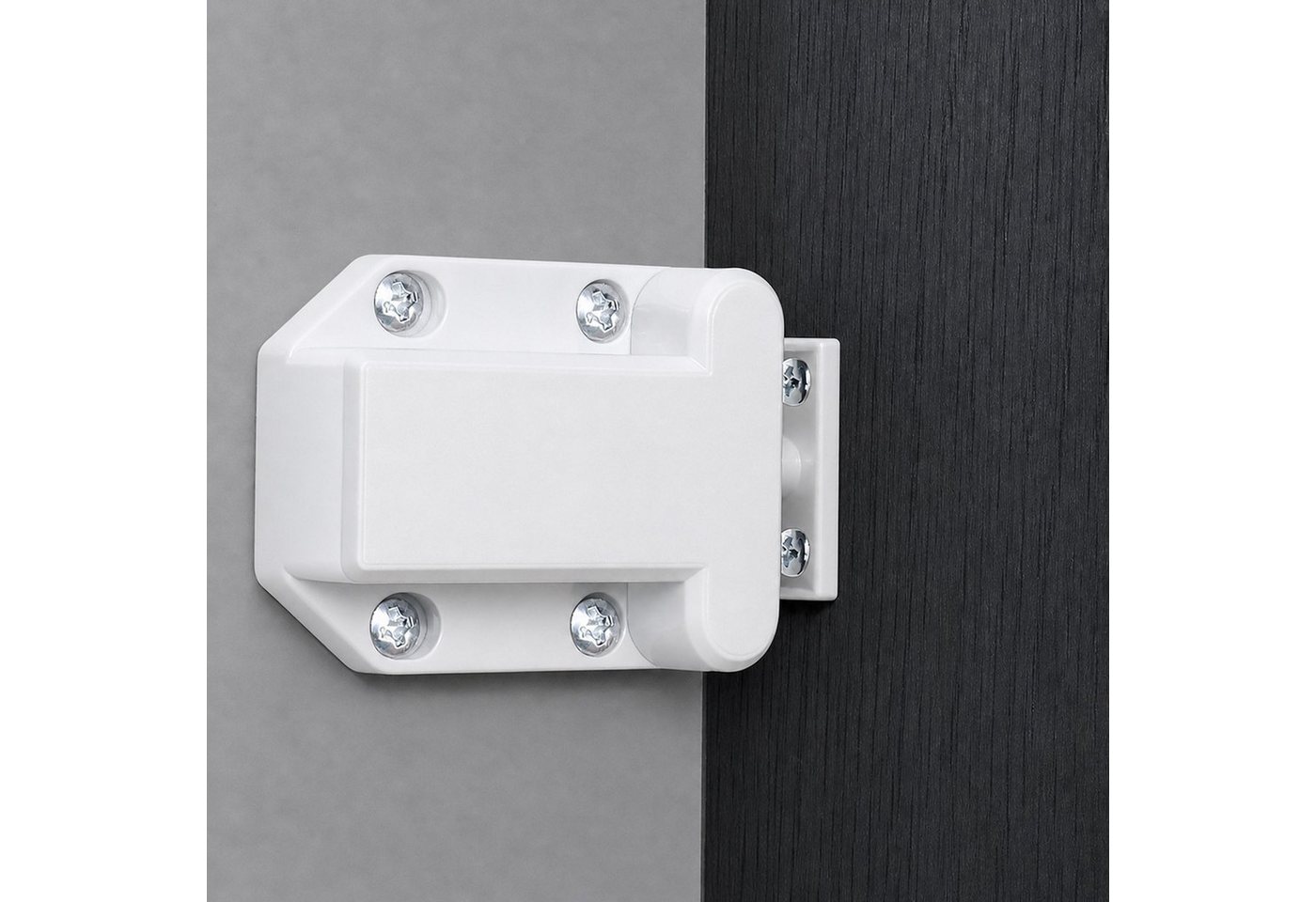 SO-TECH® Möbelbeschlag Druckschnäpper Push To Open Federschnäpper (4 St), Türschnäpper, Push-Latch für Schranktüren weiß Bild 4