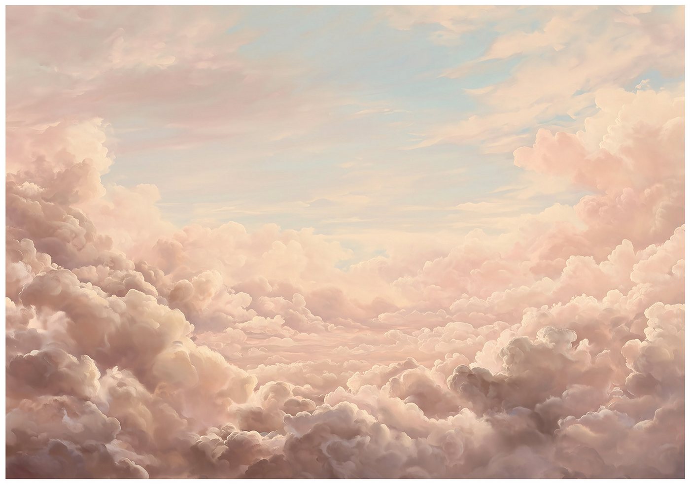 Wallarena Fototapete Wolken Himmel - Mehrfarbig - Modern - Vlies - Schlafzimmer, glatt, (5 St), 250x175cm Bild 3