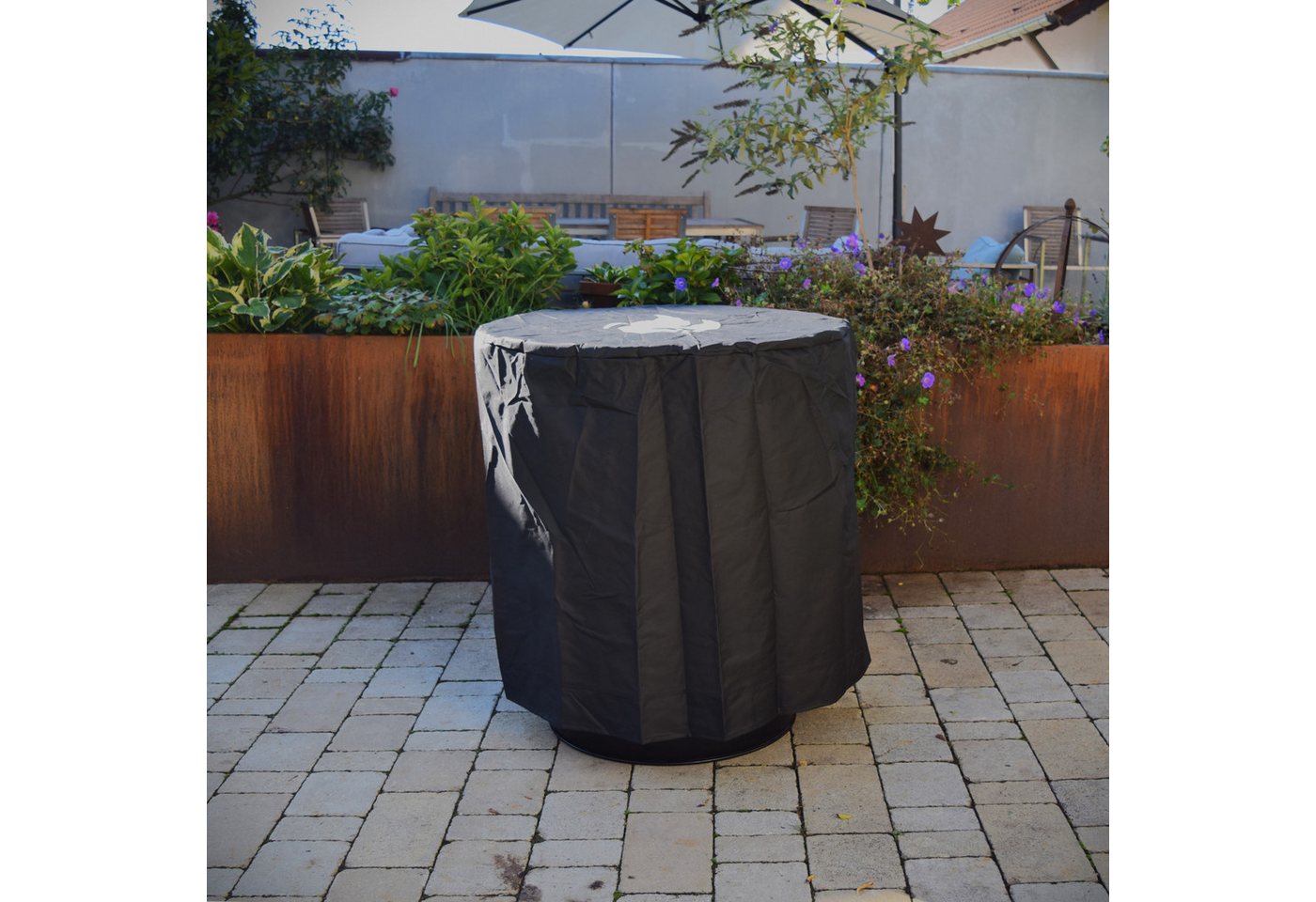Grillrost.com BBQ Grillrost BBQ Feuerplatte Abdeckhaube 80cm, Made in Germany