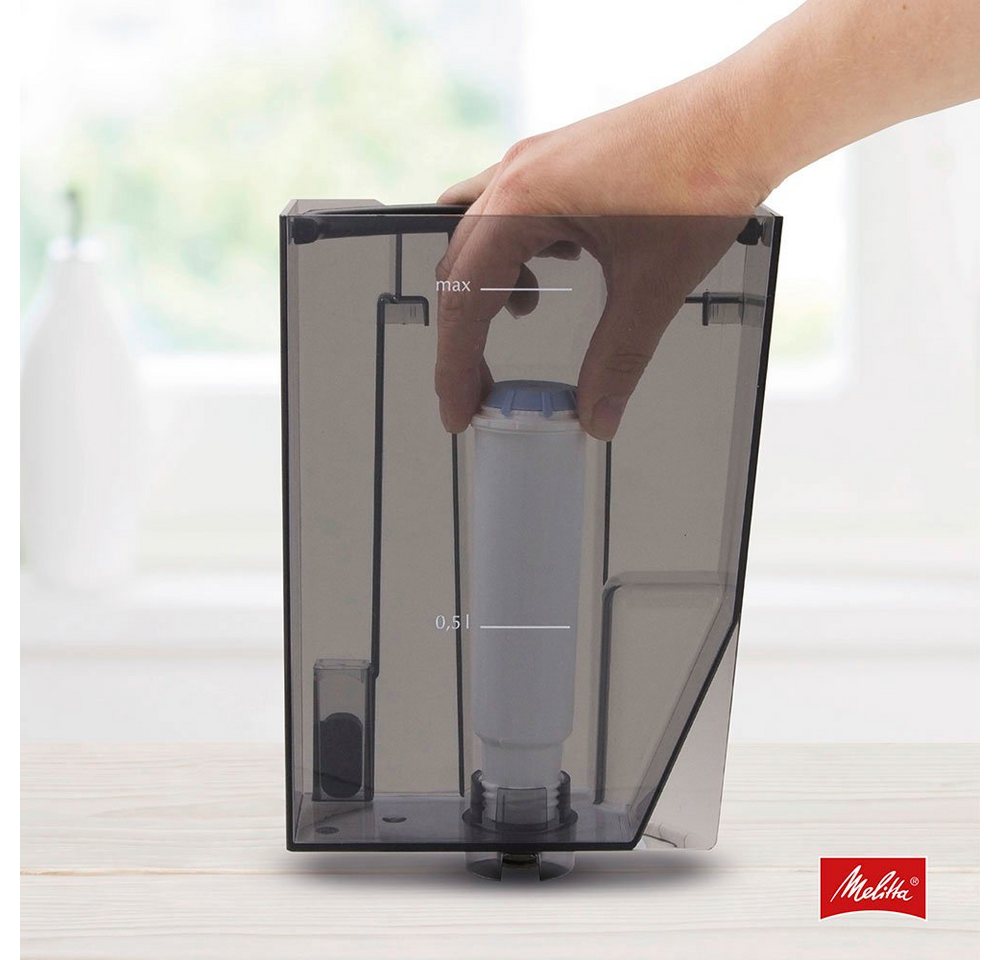 Melitta Wasserfilter 3-er Pro Aqua, Zubehör für Alle Kaffeevollautomaten mit Claris System: Caffeo Solo, Barista T, Barista TS, Avanza Bild 2