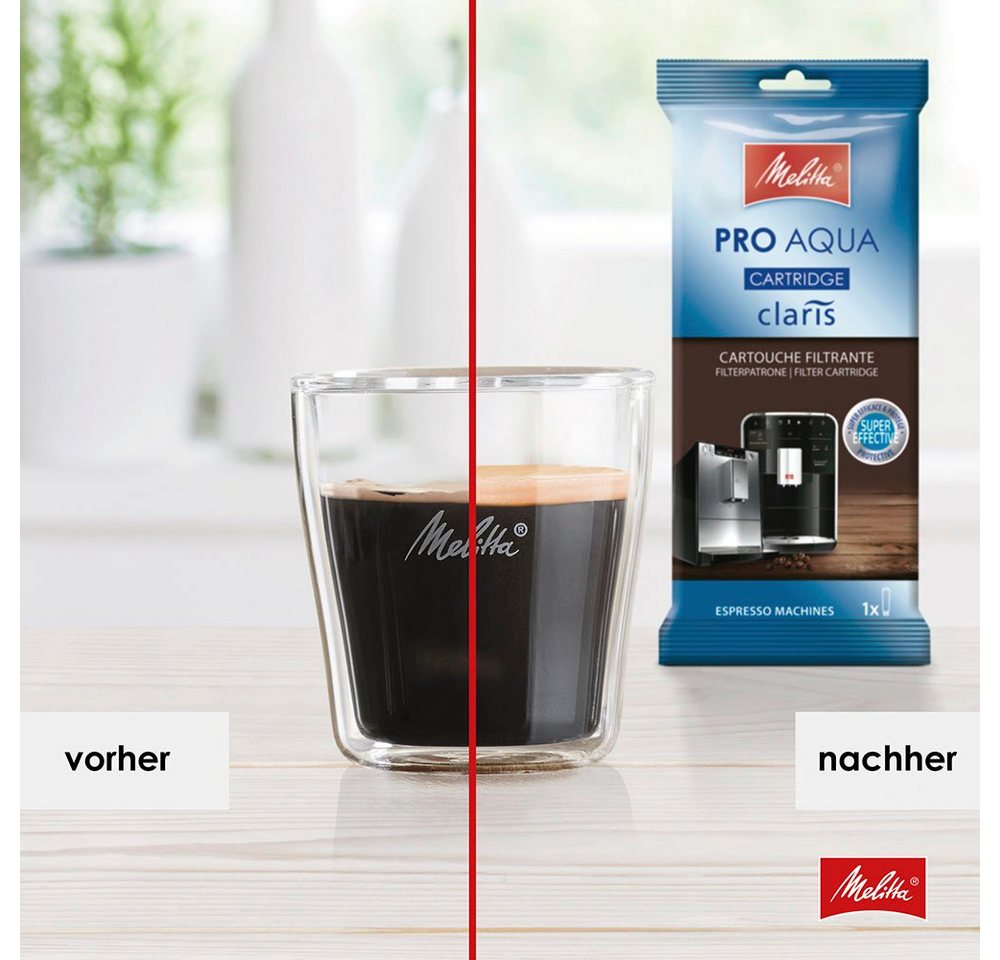 Melitta Wasserfilter 3-er Pro Aqua, Zubehör für Alle Kaffeevollautomaten mit Claris System: Caffeo Solo, Barista T, Barista TS, Avanza Bild 5
