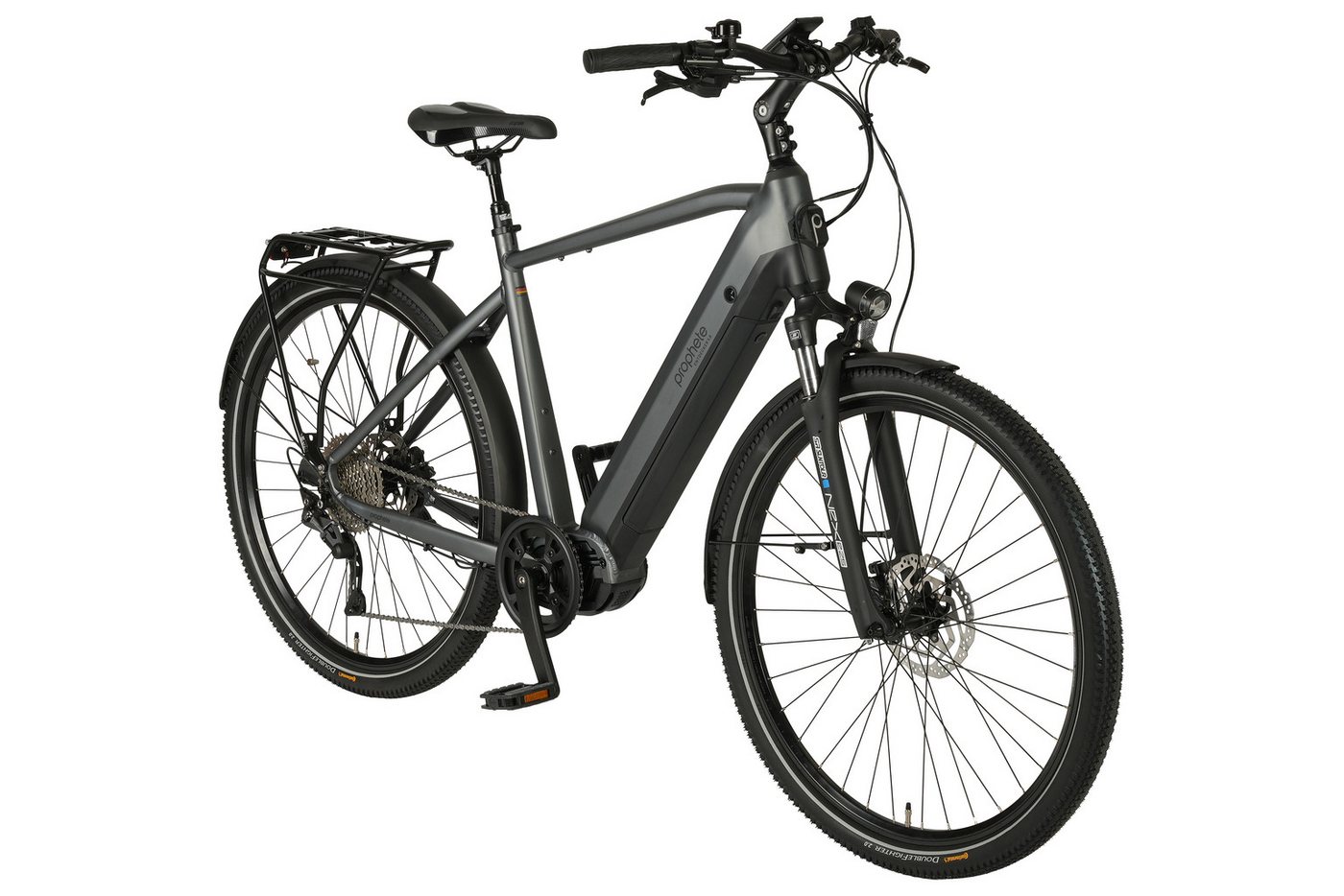 Prophete E-Bike Trekkingrad Entdecker 5.8, 10 Gang Shimano Deore Schaltwerk, Kettenschaltung, Mittelmotor, 800 Wh