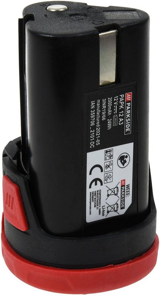 Parkside Akku PAPK 12 A3 2Ah 12V Li-Ion für Geräte der X 12V Familie Akku 2000 mAh (12 V) Bild 2