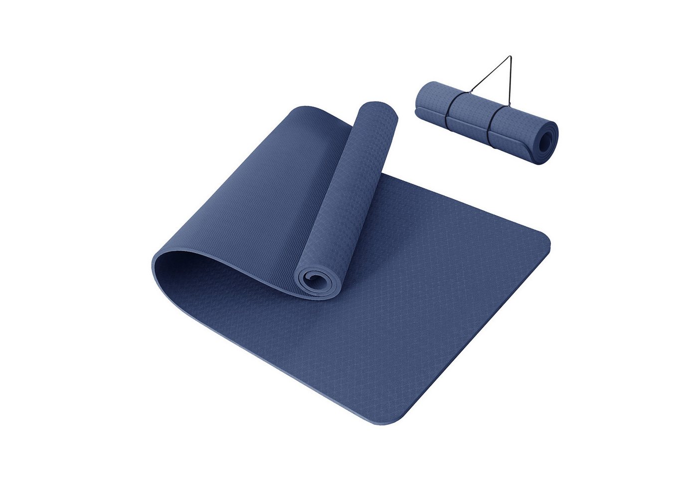 Good Nite Yogamatte Gymnastikmatten mit Tragegurt – 10 mm dick, 183x61 cm (1-St), rutschfest, komfortabel, 183x61x1 cm Bild 3