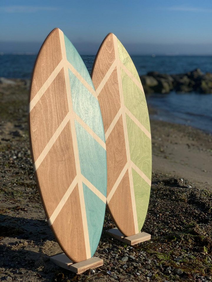 woodybalance Balanceboard woodybalance Board LEAF inkl. Ständer, Balance Board