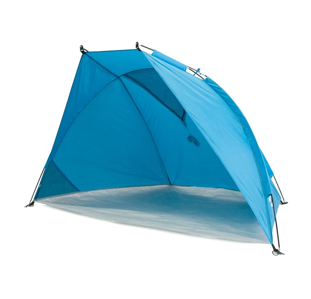 outdoorer Strandmuschel Helios Air blau - ultraleichtes Strandzelt für Reisen, Strand & Garten, Personen: 2, UV 80-Sonnenschutz, Windschutz, verschließbares Fenster, leicht Bild 2