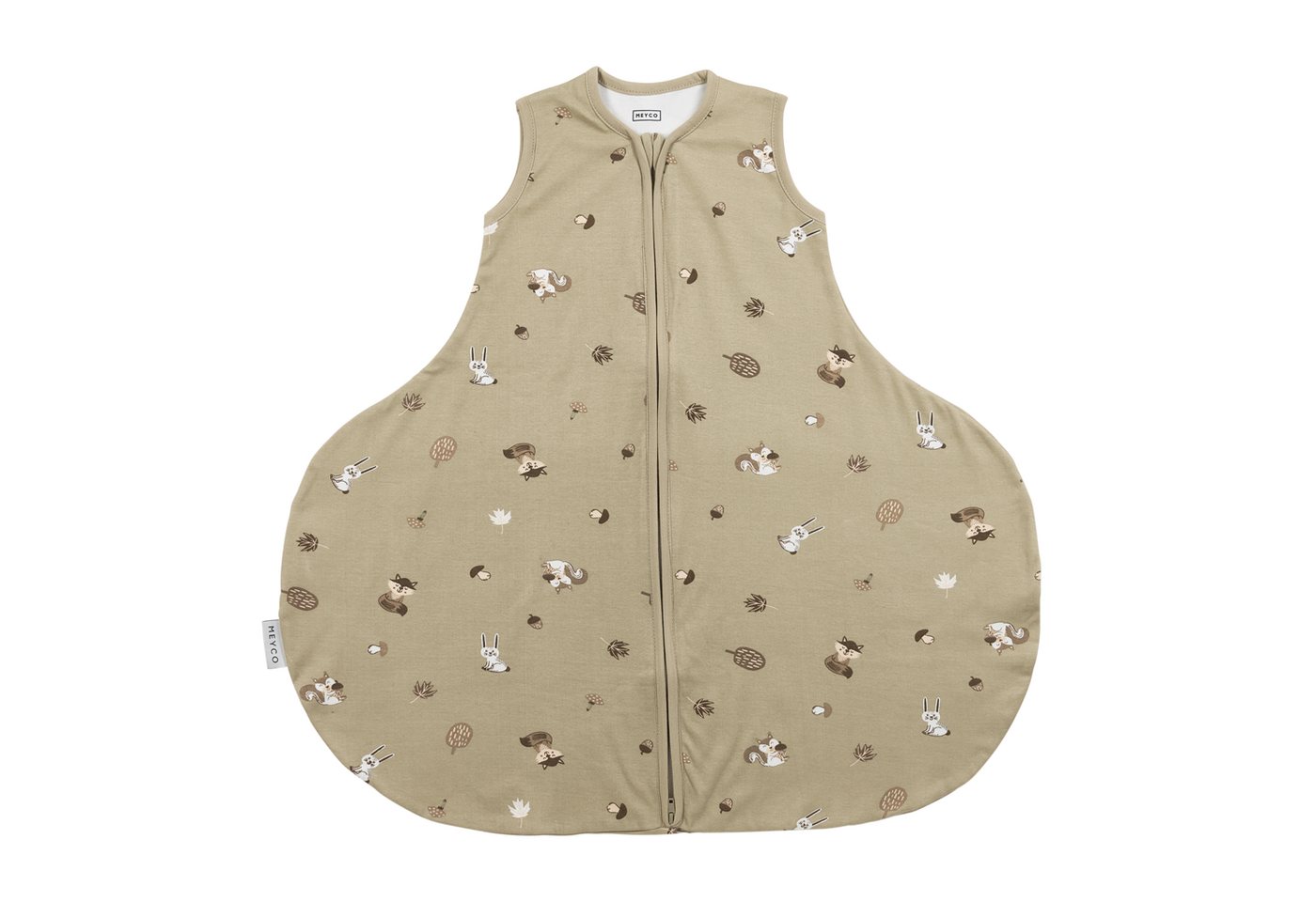 Meyco Baby Babyschlafsack Forest Animals Sand (1 tlg), 70cm