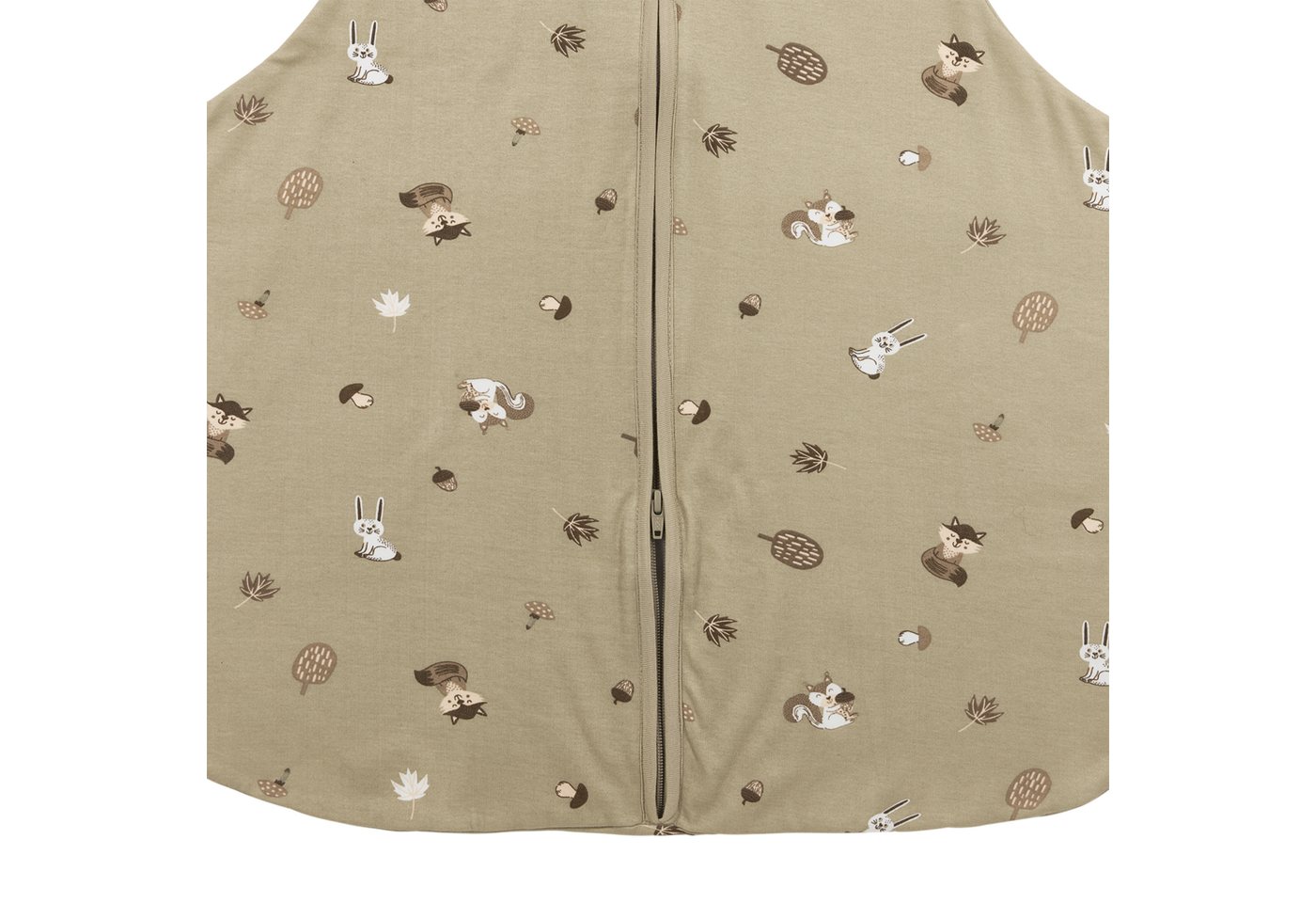 Meyco Baby Babyschlafsack Forest Animals Sand (1 tlg), 70cm Bild 3