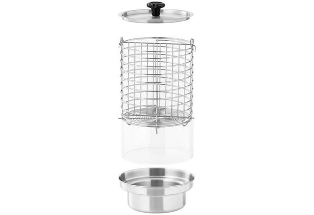 Royal Catering Hotdog-Maker Hot Dog Maschine 30 Würste Wärmer Bockwurstwärmer 4 Spieße Gastro, 550 W, verschiedene Produktvarianten