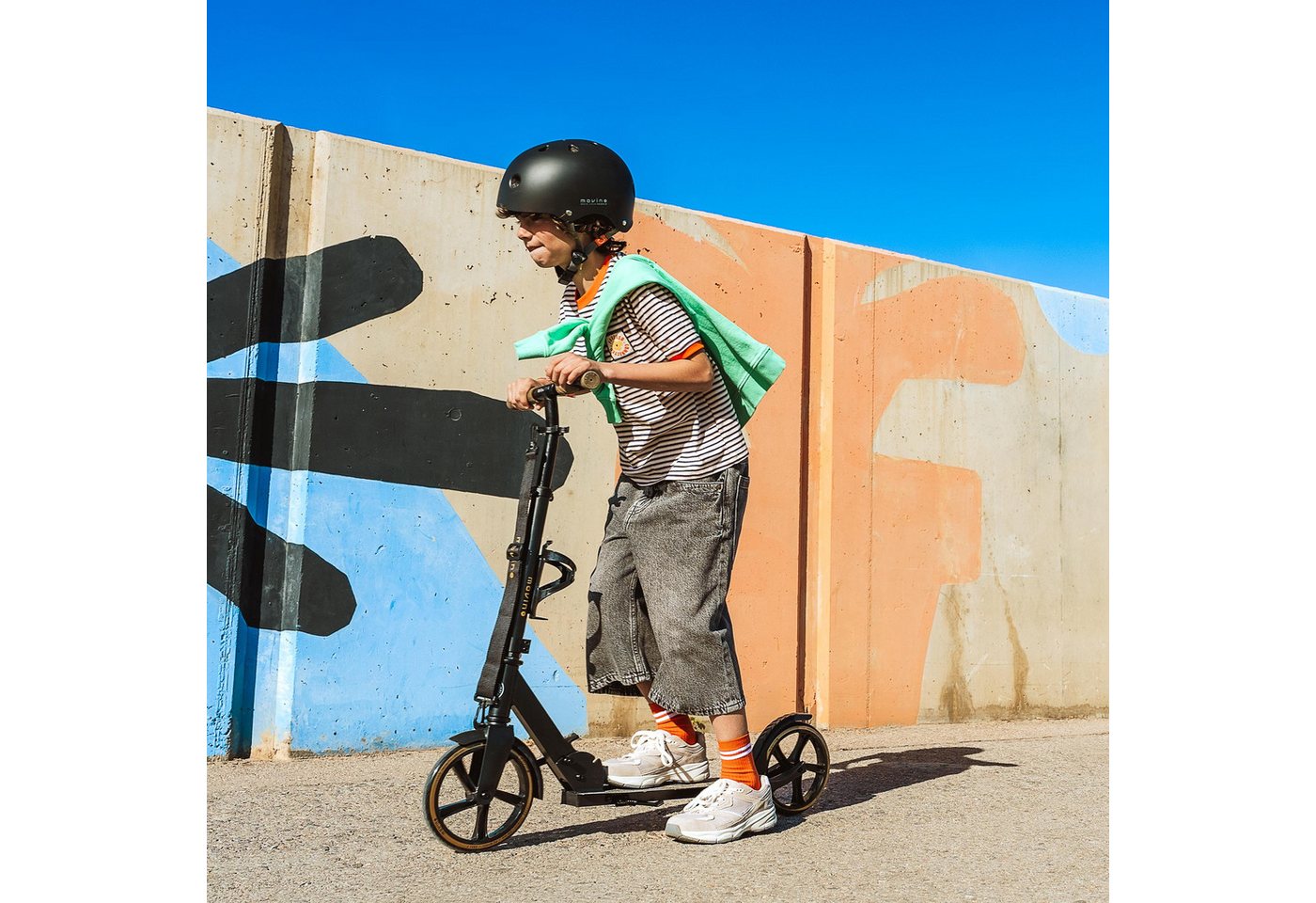 Movino Skatehelm Schutzhelm MOVINO ELEMENT Fahrrad Inliner Scooter Dial-Fit ABS EPS Bild 3