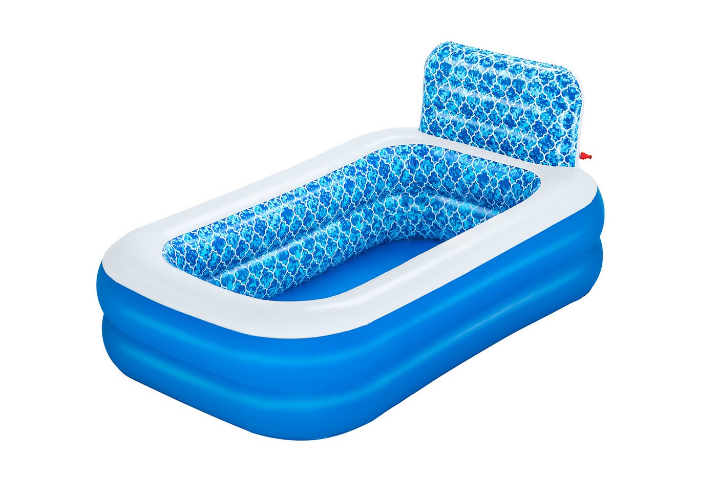 Bestway Planschbecken Waterfall Oasis™, (Packung, 1-tlg., Inkl. integriertem Wassersprinkler), 229 x 152 x 96 cm