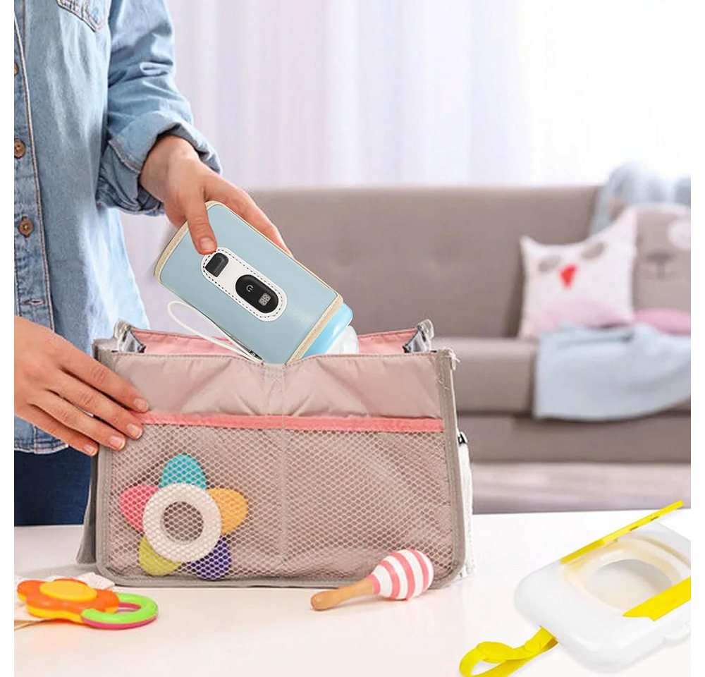 Coonoor Babyflaschenwärmer Tragbarer Baby Flaschenwärmer,USB Flaschenwärmer, Einstellbare Temperatur Babyflaschenwärmer Bild 2