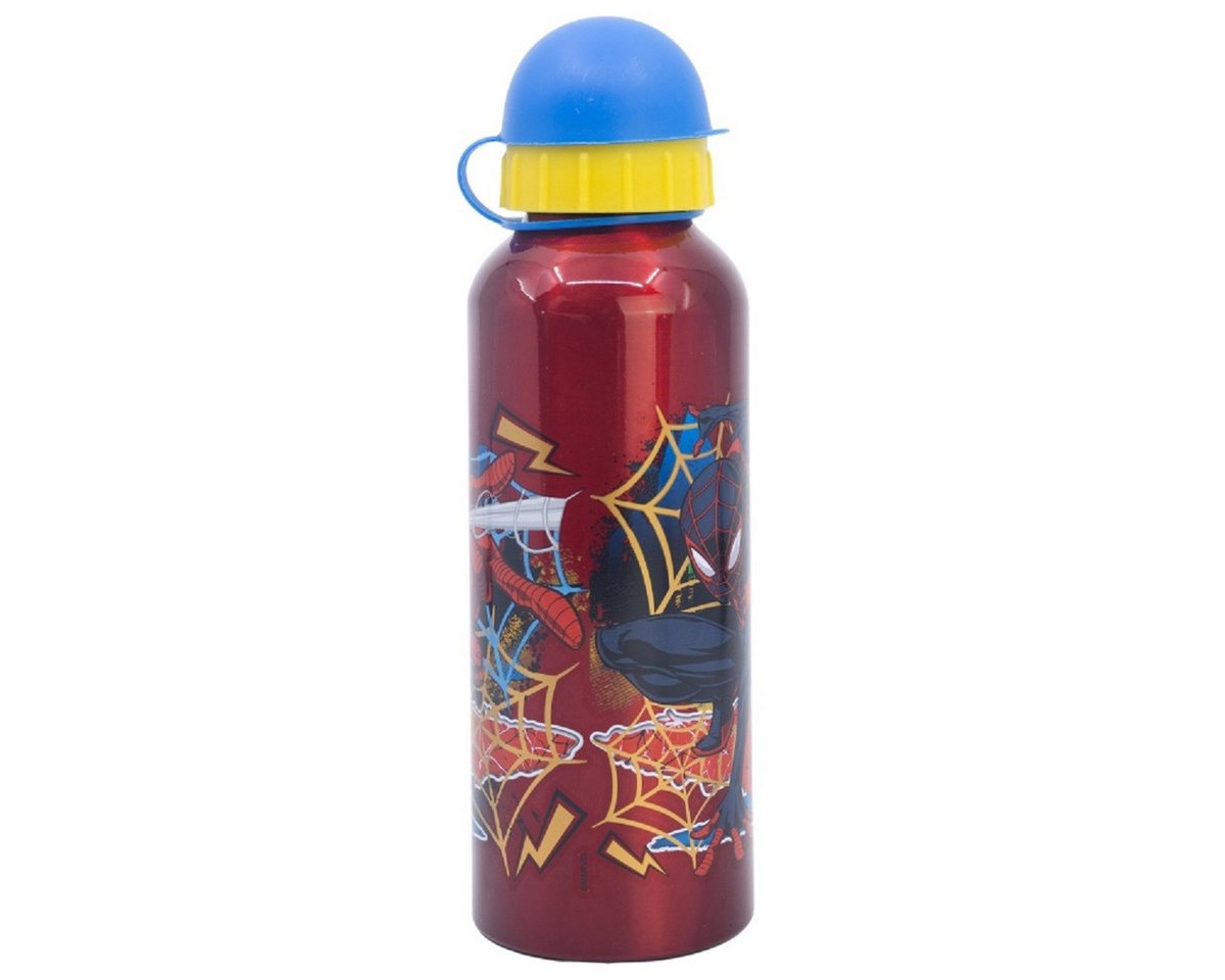 Spiderman Trinkflasche Trinkflasche Aluminium, 530 ml, mit Sicherheitsverschluss Bild 2