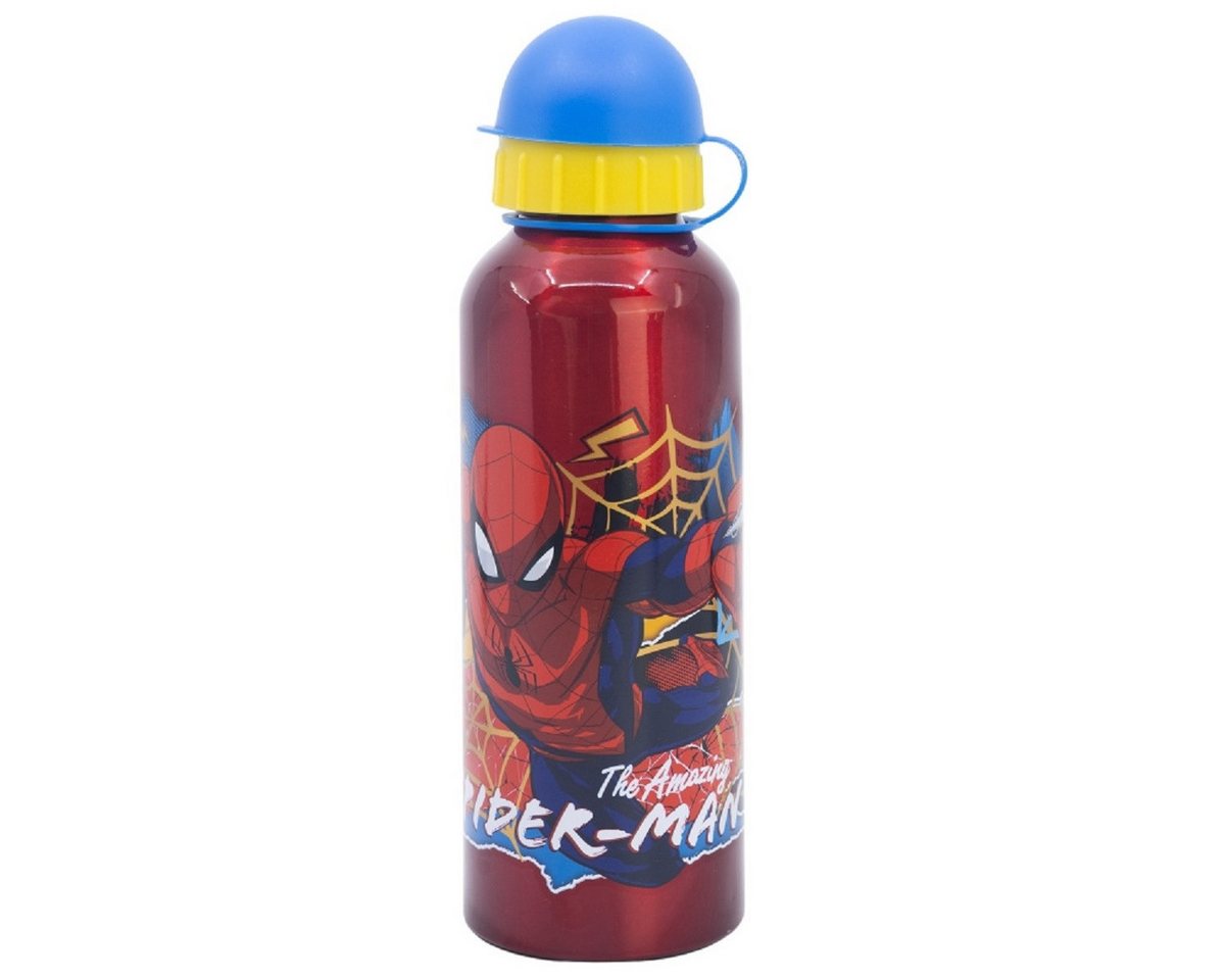 Spiderman Trinkflasche Trinkflasche Aluminium, 530 ml, mit Sicherheitsverschluss Bild 3